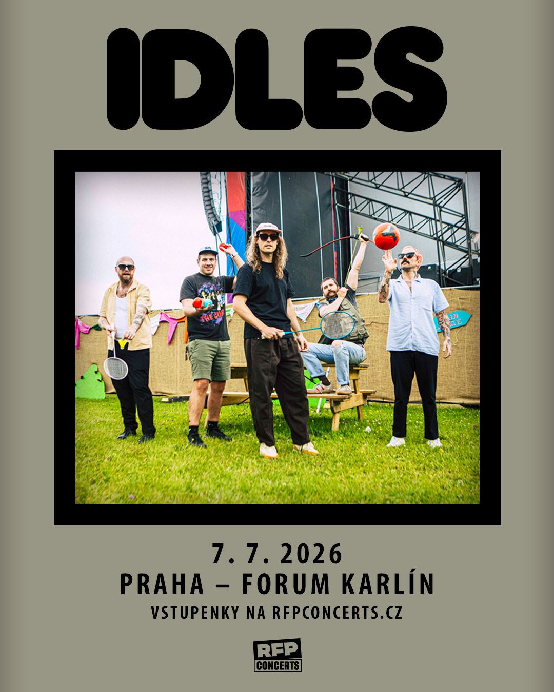 IDLES Tour Poster 2026