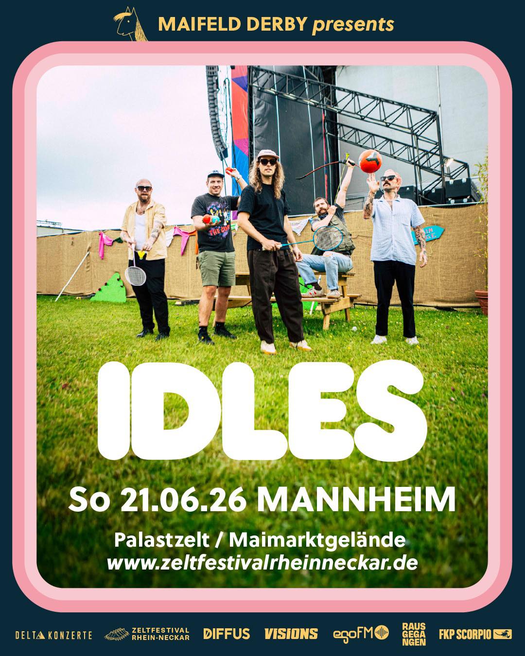 IDLES Tour Poster 2026